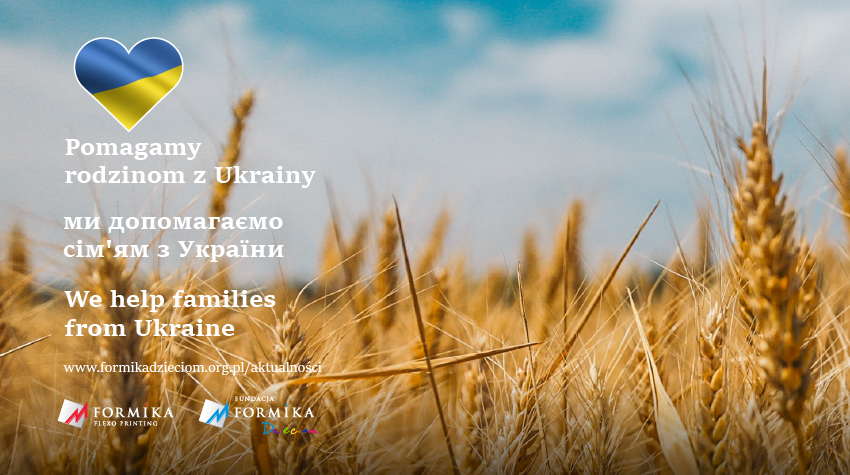 Pomagamy rodzinom z Ukrainy